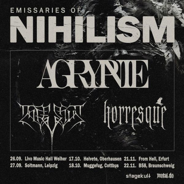 21.11.2025: Agrypnie, Infestus, Horresque im From hell in Erfurt